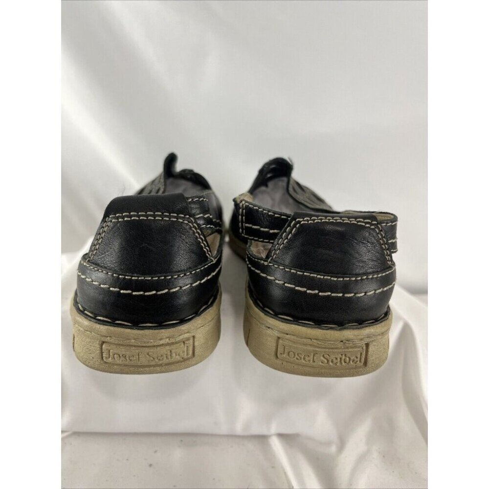 Joseph Siebel Leather Slip-On Shoes - Picture 8 of 13